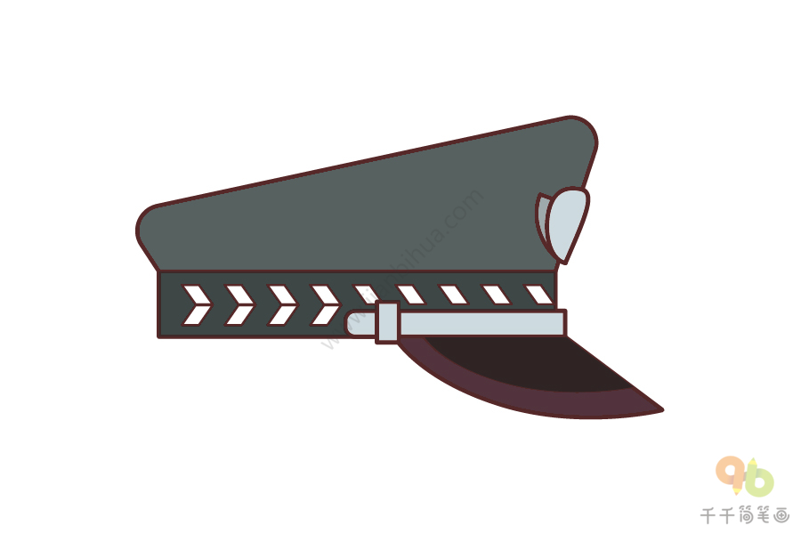 最新警帽上的麦穗,荣誉与责任的象征