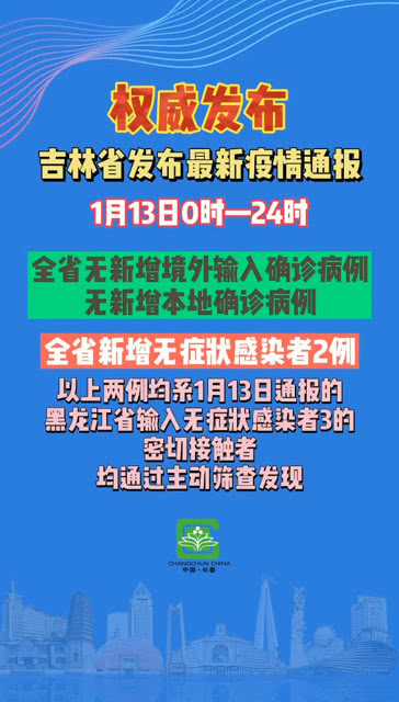 吉林省最新疫情公布